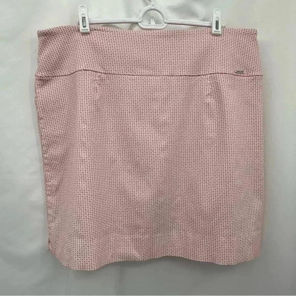 S C & Co Womens Athletic Skort XL Orange White Shorts Activewear Pockets Pull On - Picture 5 of 12
